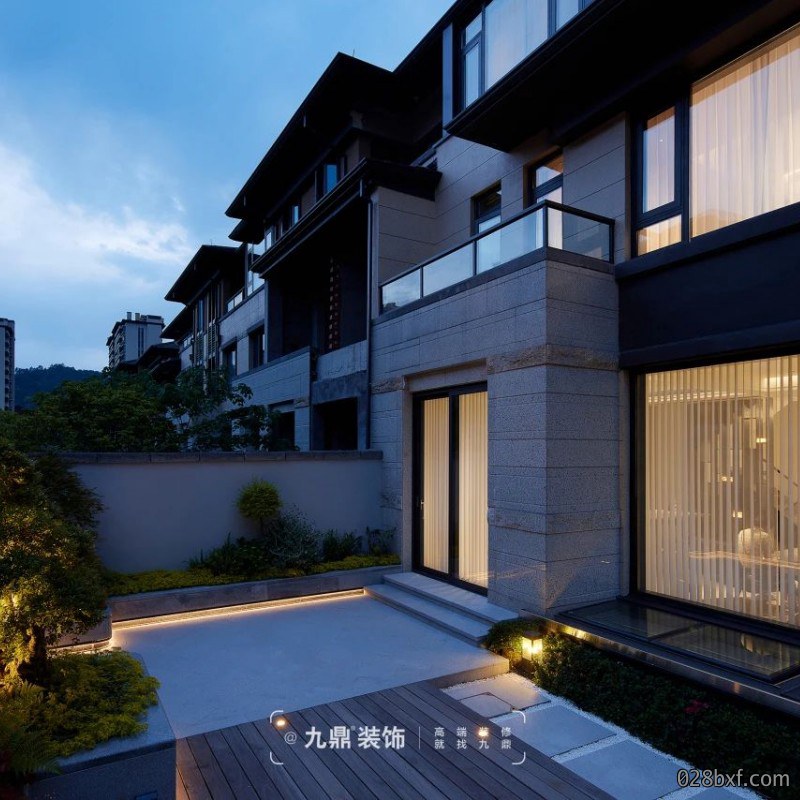 400㎡富春山居别墅装修案例